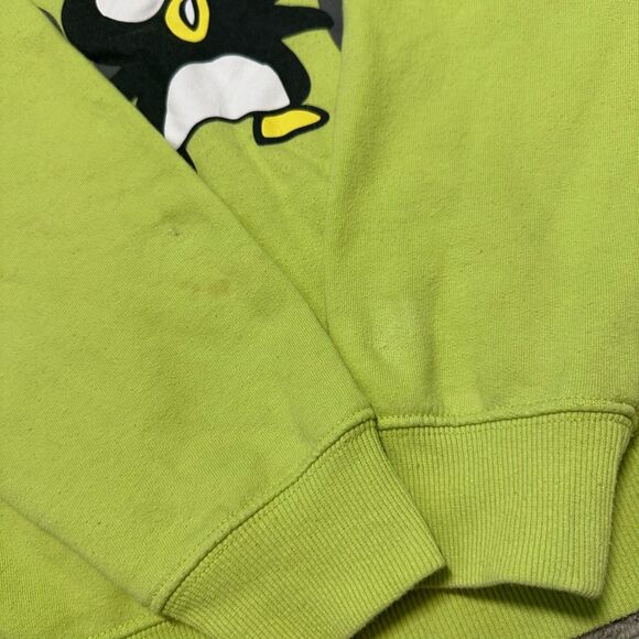 Sanrio Badtz-Maru Green Long Sleeve Crew Neck Graphic Sweatshirt, XL - Picture 5 of 8